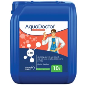 Гіпохлорит натрію AquaDoctor C-15L 10 л для басейнів